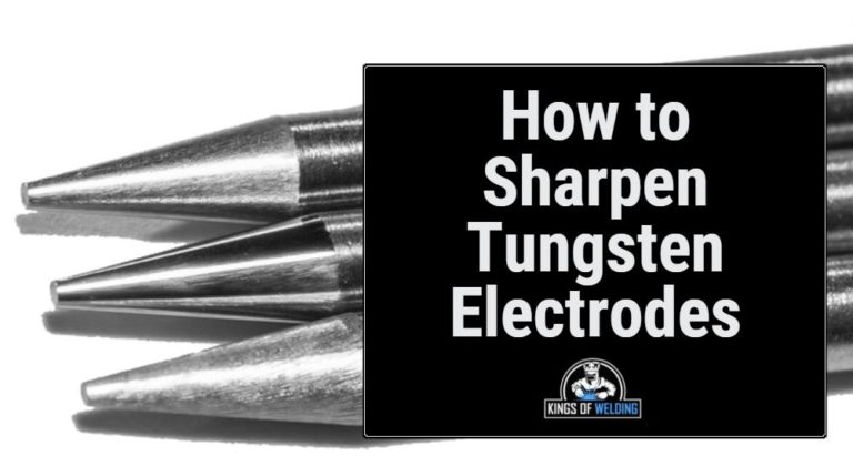 How To Sharpen Tungsten Electrodes | Kings Of Welding